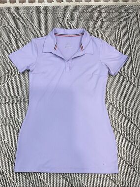 Tailored Lavender Polo Golf Tennis Mini Dress